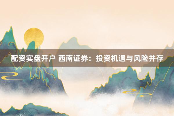 配资实盘开户 西南证券：投资机遇与风险并存